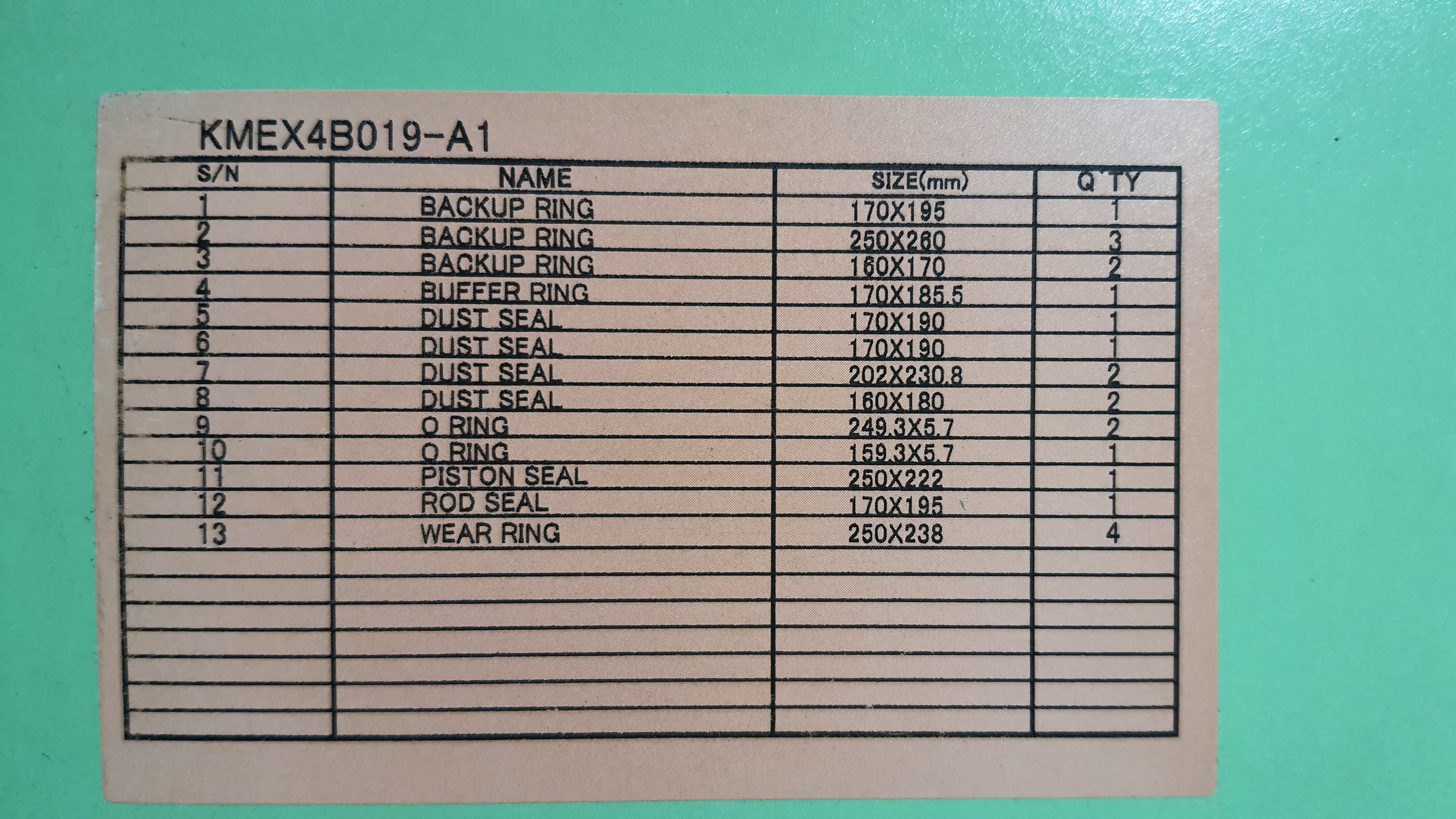 707-99-89290 Р/к г/ц рукояти 707-98-85310 707-98-85320